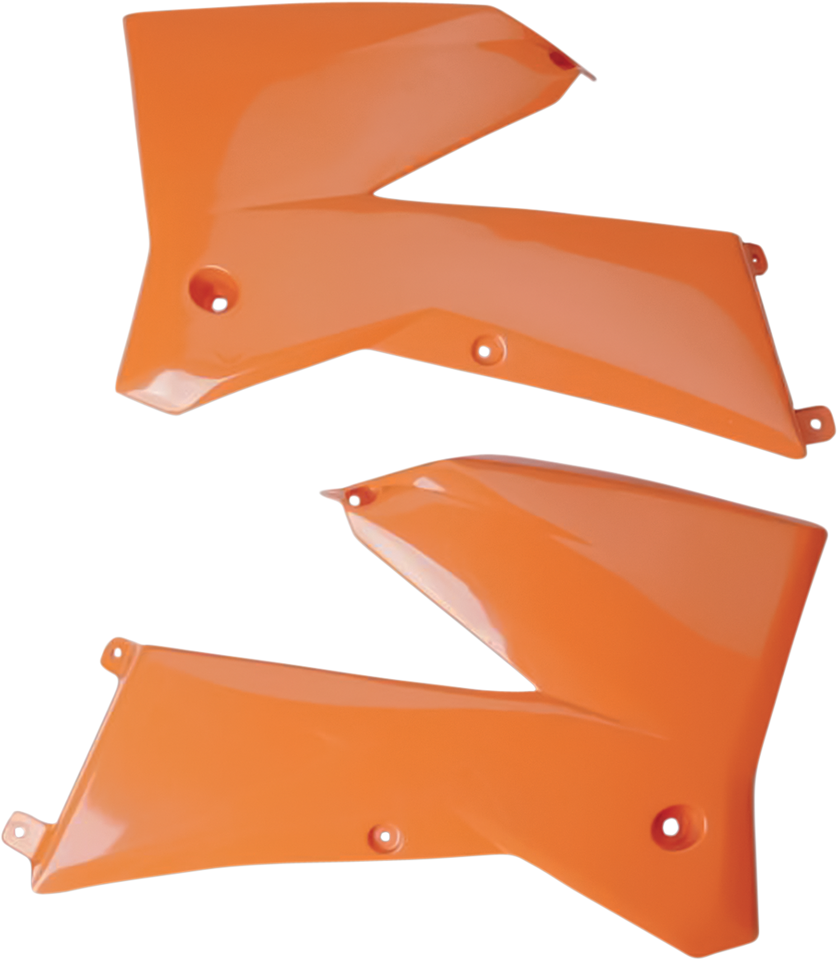 Radiator Shrouds - Orange - Lutzka's Garage