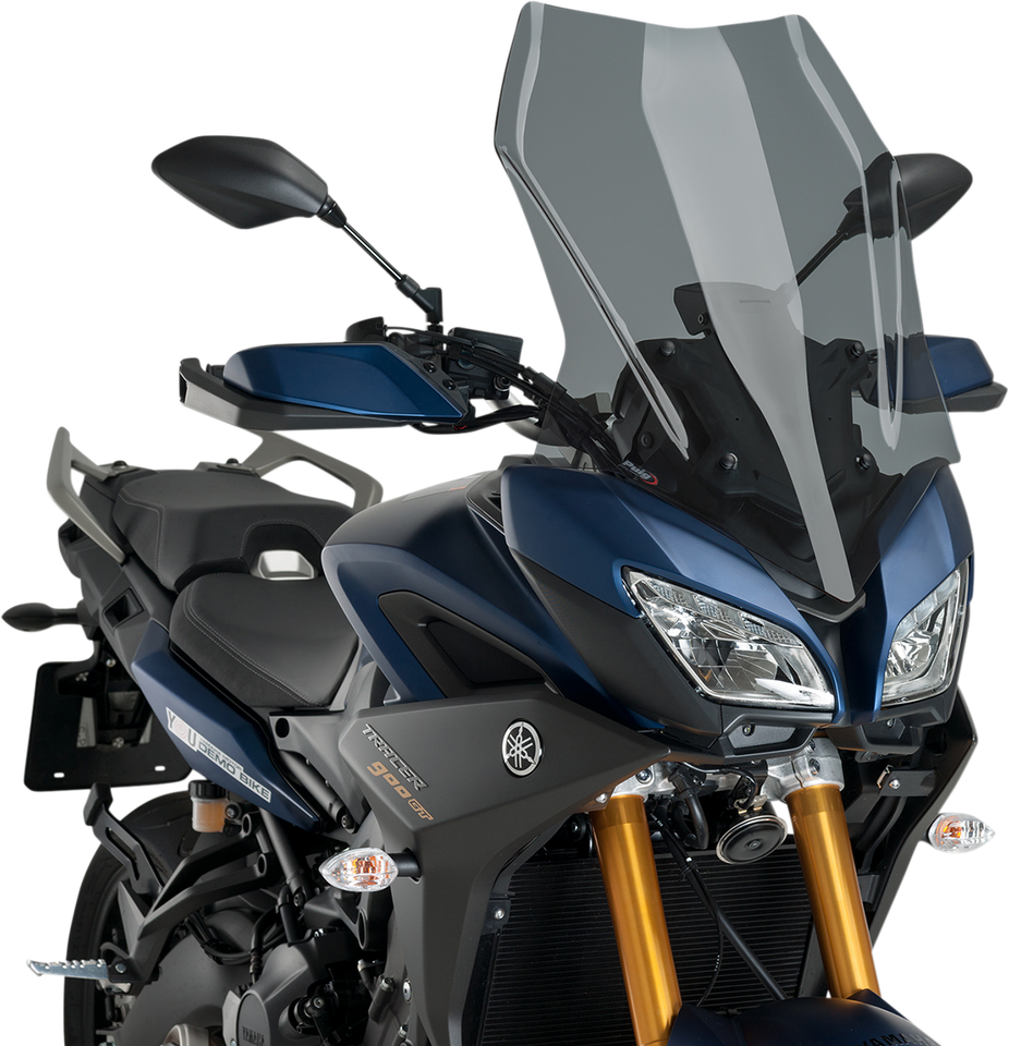 Touring Windscreen - 25-3/8: - Dark Smoke - Yamaha - Lutzka's Garage