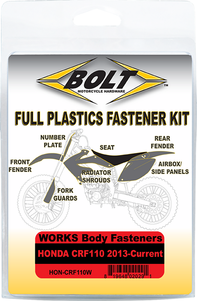 Body Work Fastener Kit - Honda