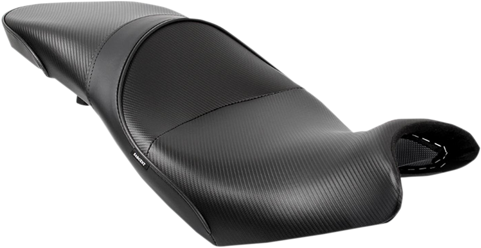 World Sport™ Performance Seat - Black - Carbon FX - Low - Versys 650 15-22 - Lutzka's Garage