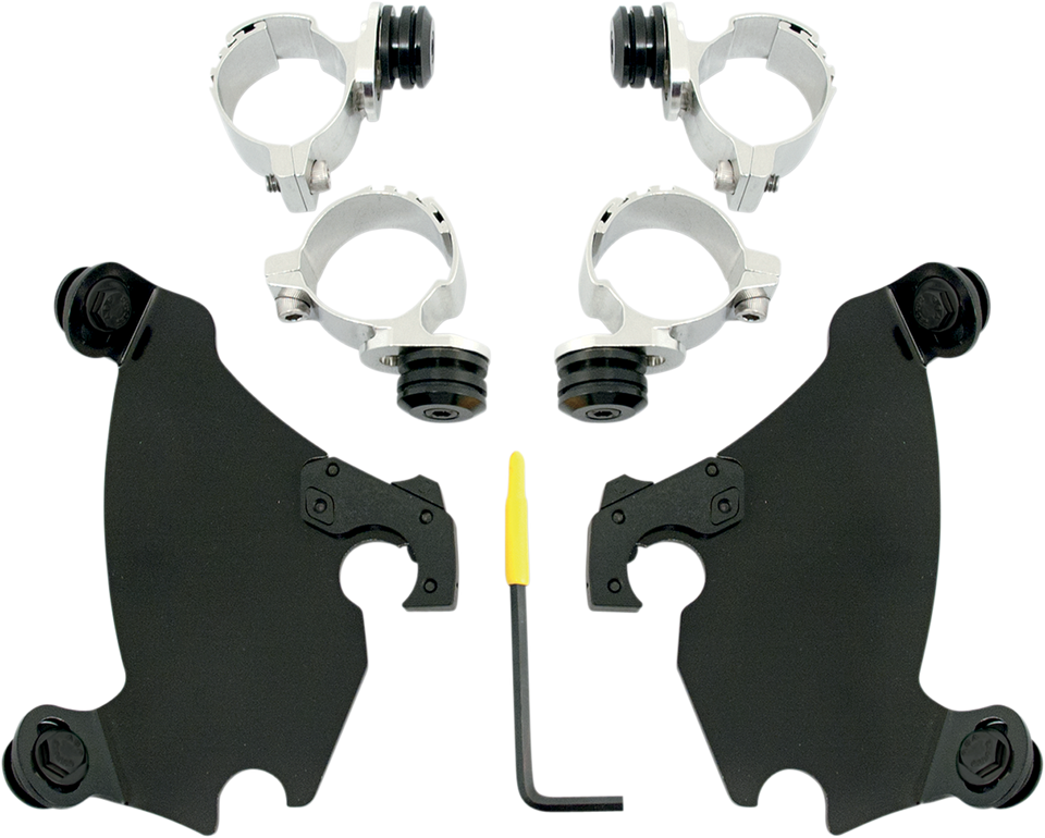 Gauntlet Mounting Kit - Black - XL - Lutzka's Garage