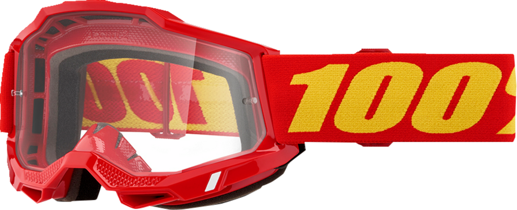 Accuri 2 OTG Goggle - Red - Clear - Lutzka's Garage