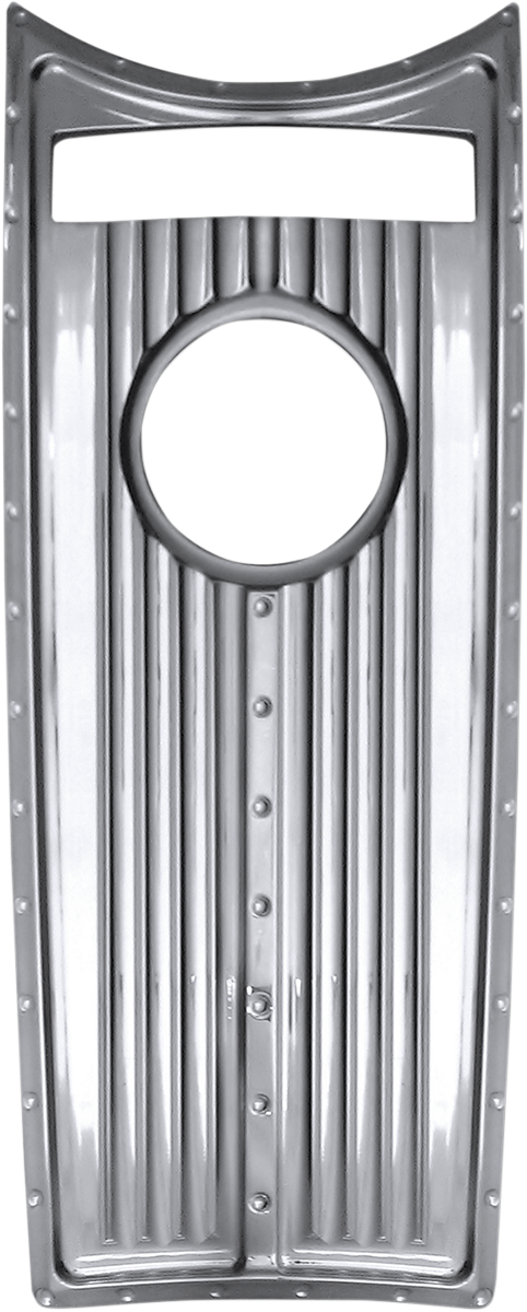 Dash Insert - Dimpled - Chrome - Lutzka's Garage