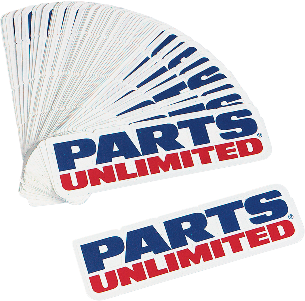 Parts Unlimited Decals - 50 Pack