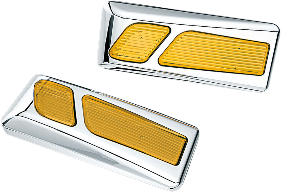 LED Light Reflectors - Chrome - Lutzka's Garage