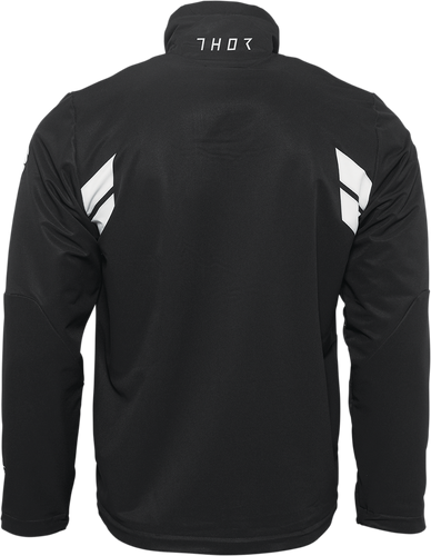 Warmup Jacket - Black/White - Small - Lutzka's Garage