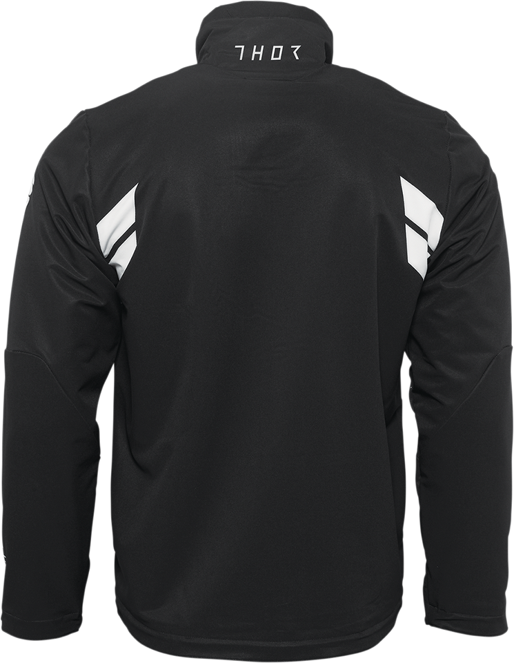 Warmup Jacket - Black/White - Small - Lutzka's Garage