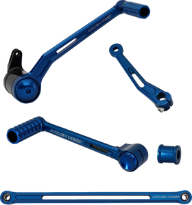 SpeedLiner Foot Control Kit w/ Heel/Toe Shifter - Blue - Lutzka's Garage