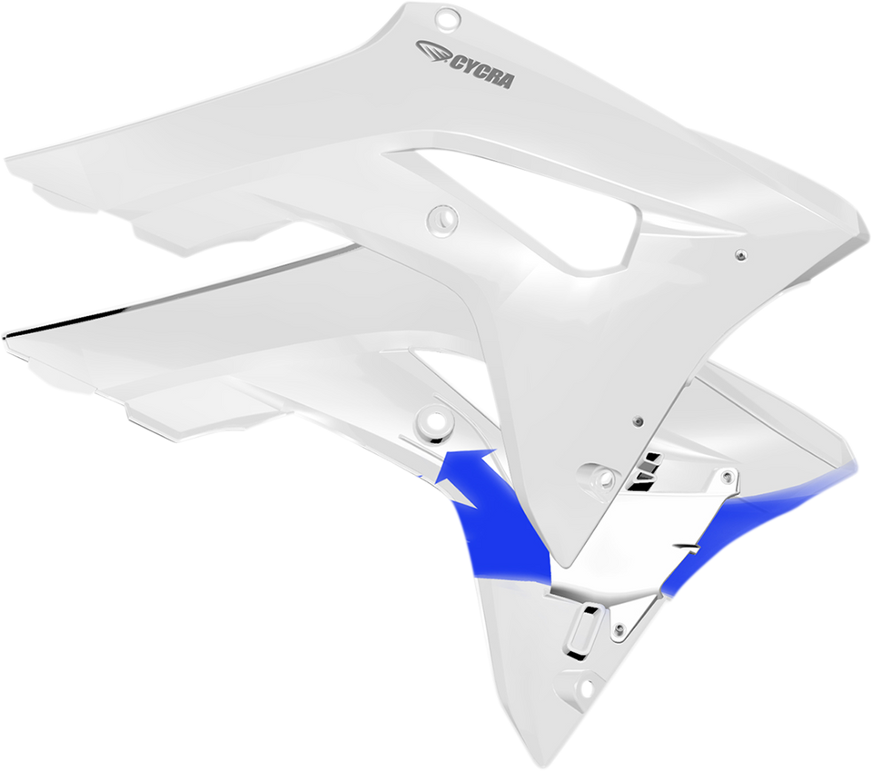 PowerFlow Shrouds - White - Lutzka's Garage