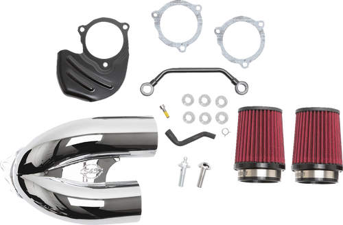 Tuned Induction Air Cleaner Kit - Chrome - Lutzka's Garage