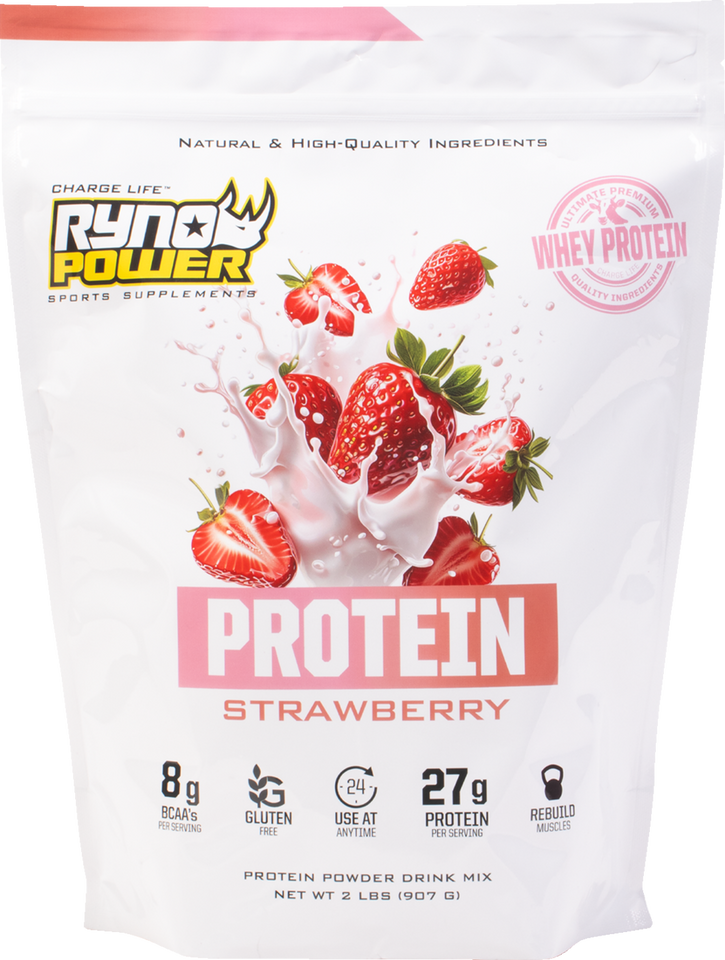 Protein Powder - Strawberry - 2 lb - 20 Servings