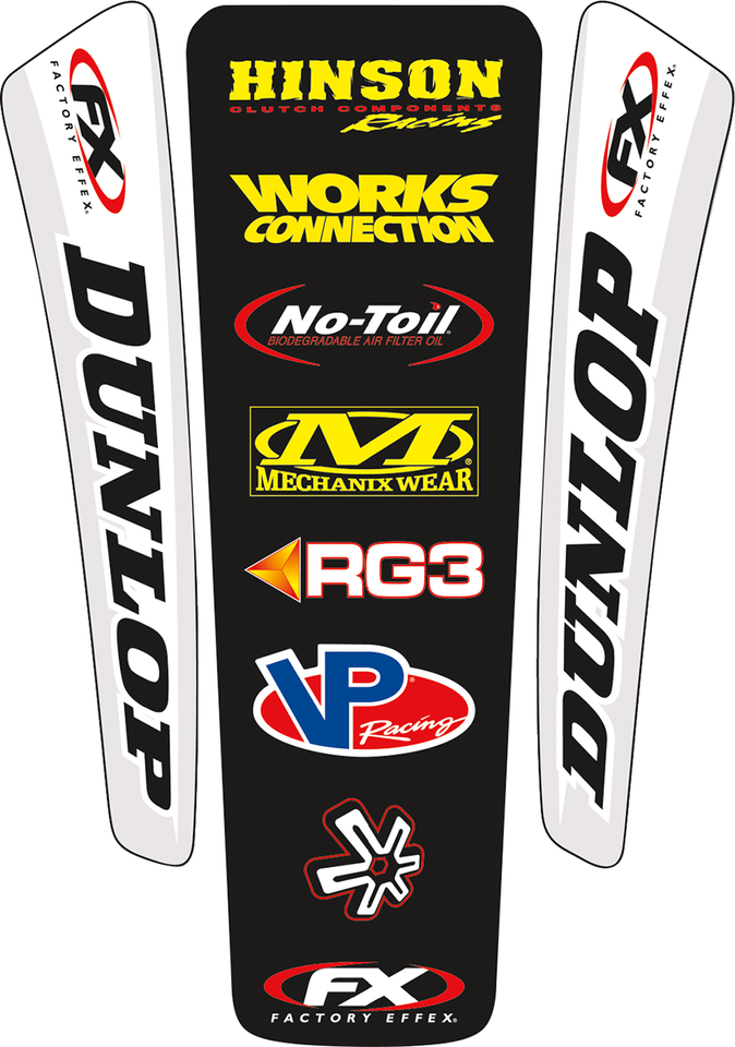 Rear Fender Decal Kit - Universal