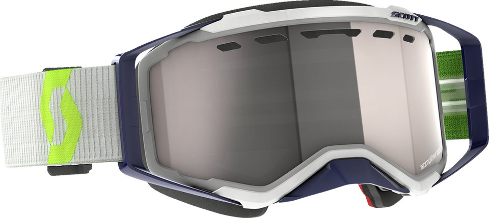 Prospect Snow Goggles - Gray/Yellow - Enhancer Silver Chrome - Lutzka's Garage