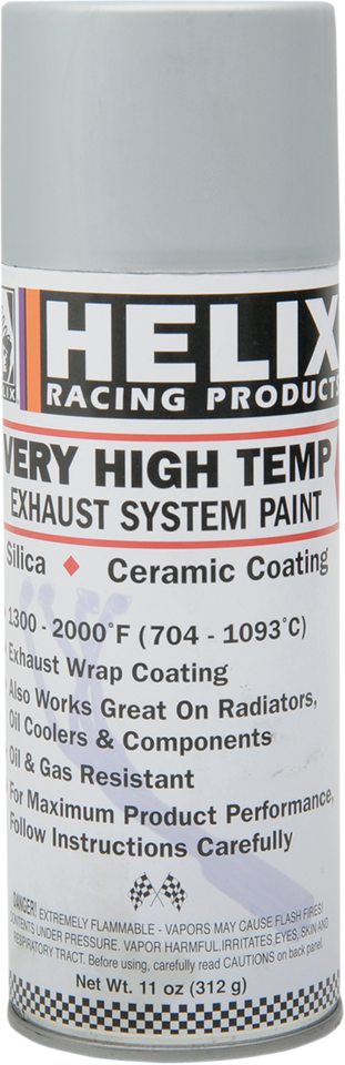 High-Temperature Paint - Aluminum - 11 oz. net wt. - Aerosol - Lutzka's Garage