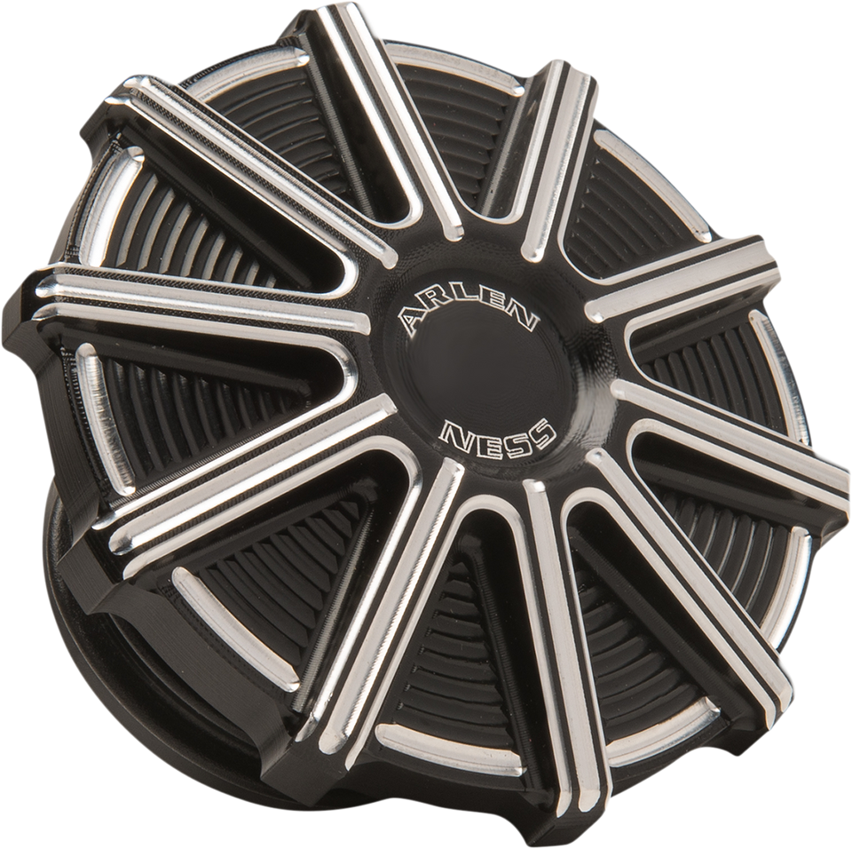 Gas Cap - 10 Gauge - Black Contrast Cut - Lutzka's Garage