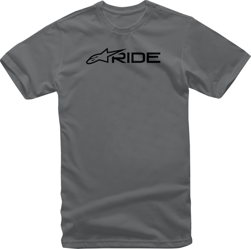 Ride 3.0 T-Shirt - Charcoal/Black - Medium - Lutzka's Garage