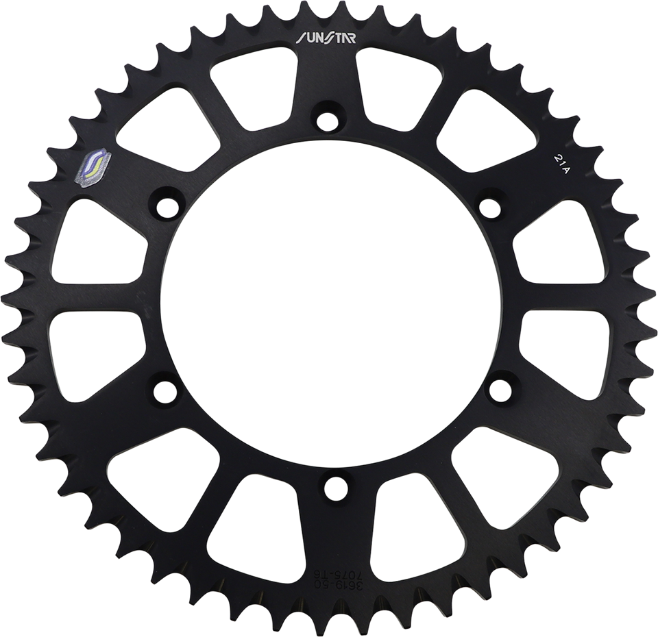 Rear Sprocket - 50 Tooth - Kawasaki/Suzuki - Works/Black - Lutzka's Garage