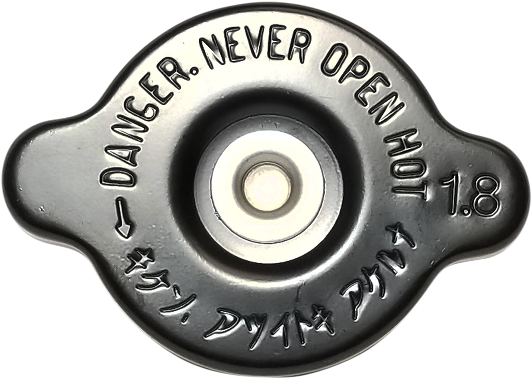 High Pressure Radiator Cap - Black - Black Seal - 26 PSI - Lutzka's Garage