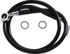 Brake Line - +10" - Black - 18-22 Softail - Lutzka's Garage