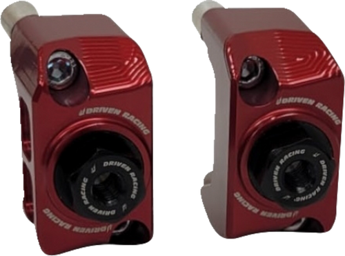 Captive Axle Block - Red - ZX4 - Lutzka's Garage