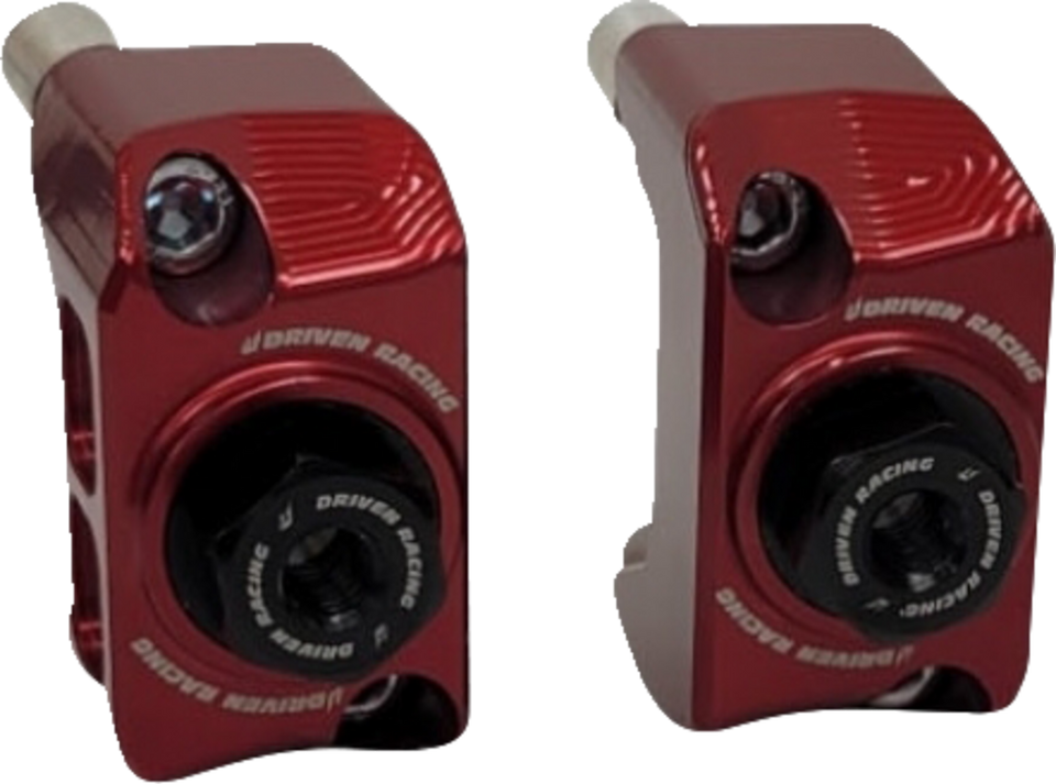 Captive Axle Block - Red - ZX4 - Lutzka's Garage