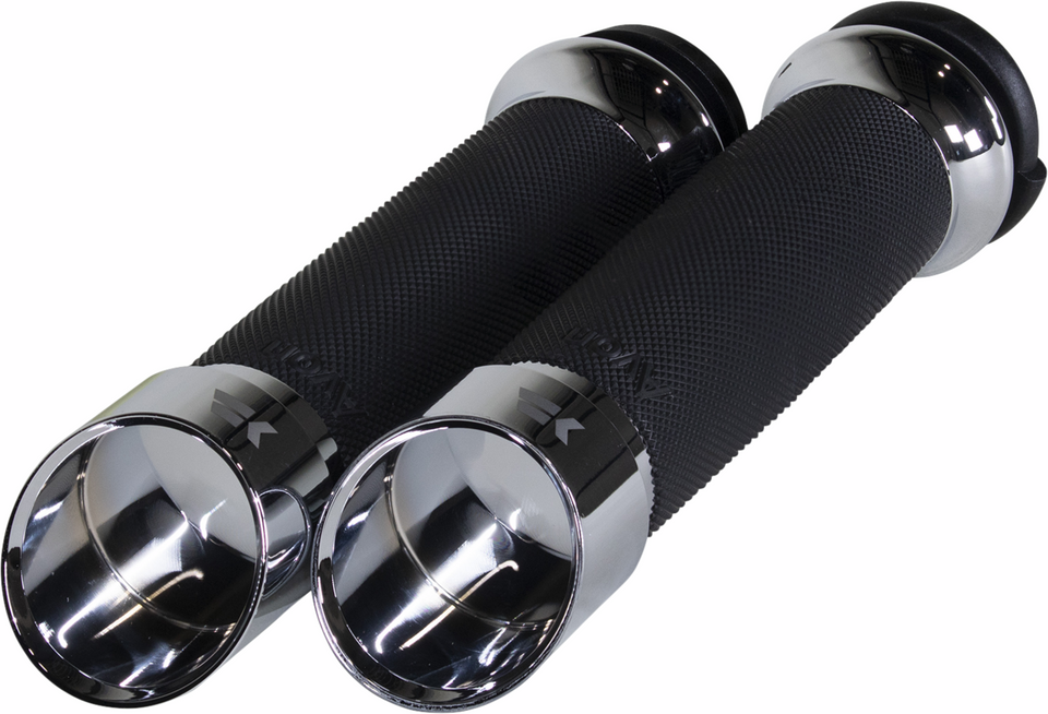 Grips - Edge - Custom Contour - TBW - Chrome - Lutzka's Garage