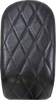 Bare Bones Pillion Pad - Diamond - Black - FL/FX 18-23 - Lutzka's Garage