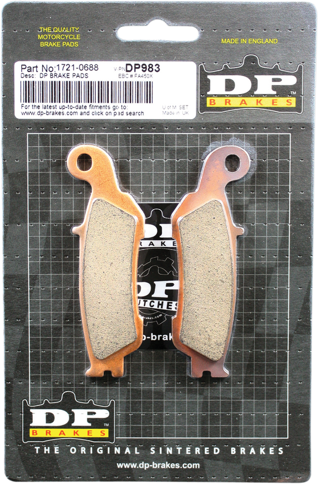 Standard Brake Pads - Yamaha YZ