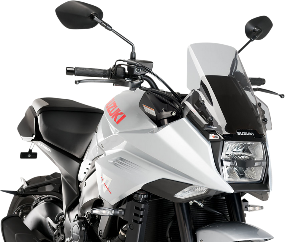 Race Windscreen - 13" - Smoke - YZF-R3 - Lutzka's Garage