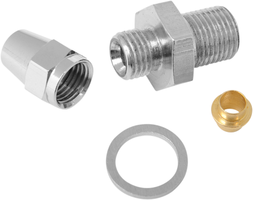 Brake Fitting - 7/16-24 - Straight - Lutzka's Garage