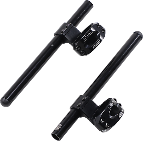 Handlebar - Clip-On - Halo - Riser - 47 mm - Black - Lutzka's Garage