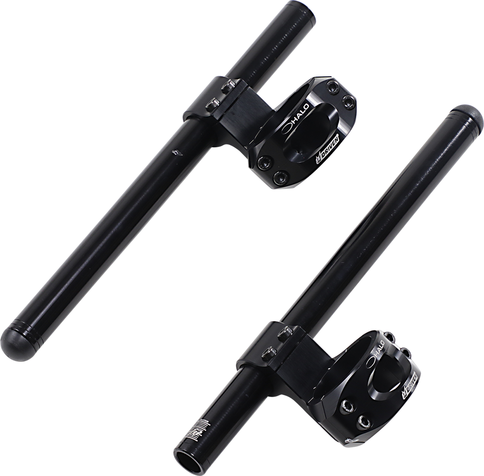Handlebar - Clip-On - Halo - Riser - 47 mm - Black - Lutzka's Garage