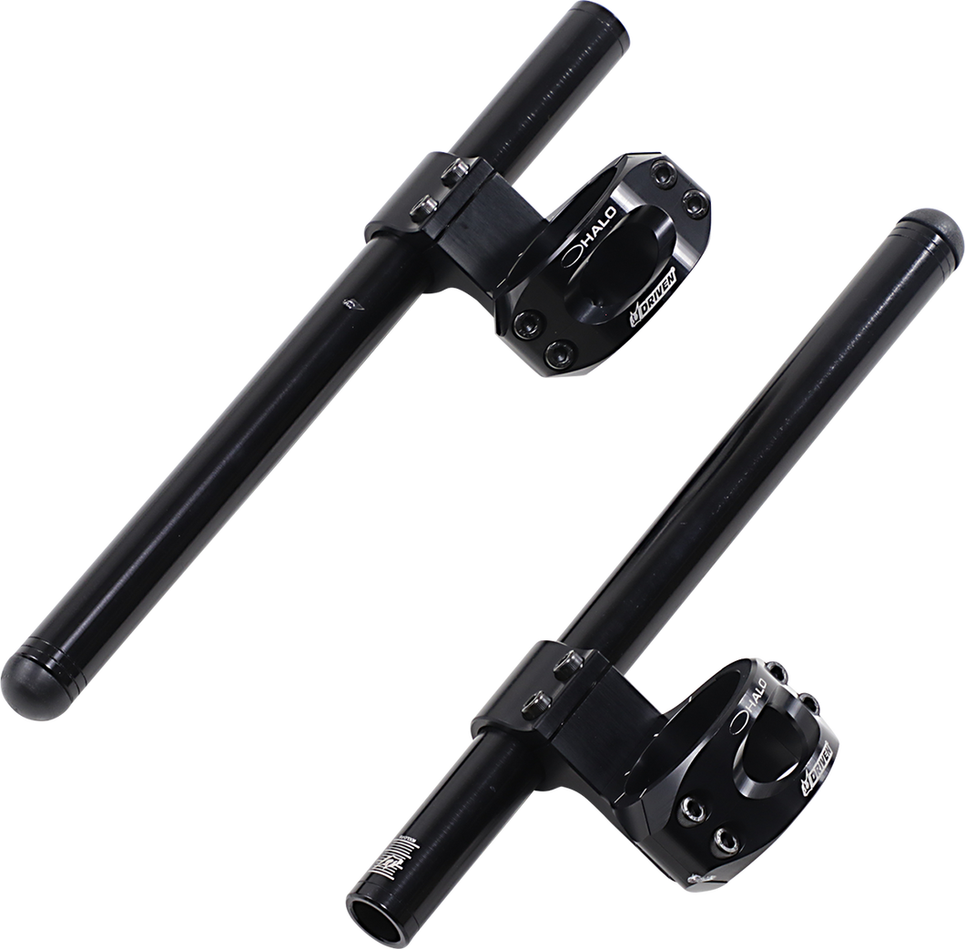 Handlebar - Clip-On - Halo - Riser - 47 mm - Black - Lutzka's Garage