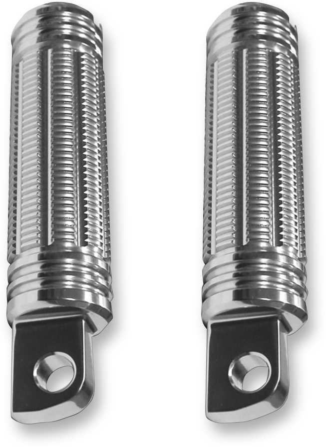 Stash Footpegs - Clear Anodized - Lutzka's Garage