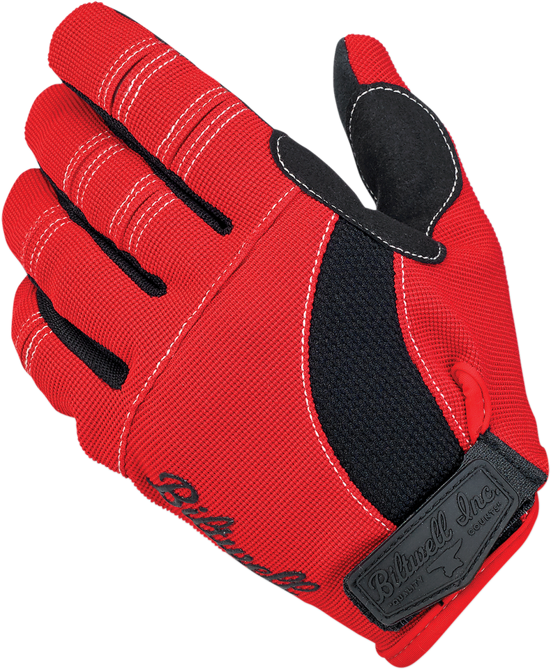 Moto Gloves - Red/Black/White - XS - Lutzka's Garage