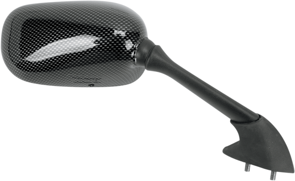 Mirror - Side View - Black/Carbon Fiber - Rectangle - Right - Yamaha