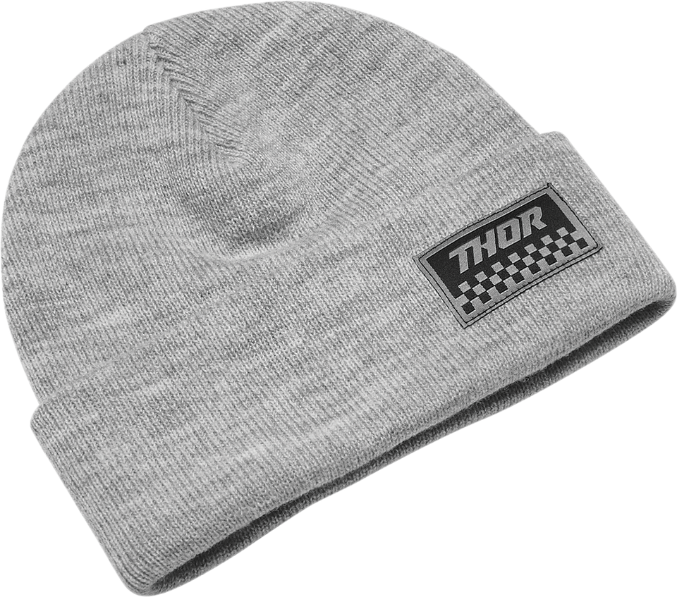 Checker Beanie - Gray - Lutzka's Garage