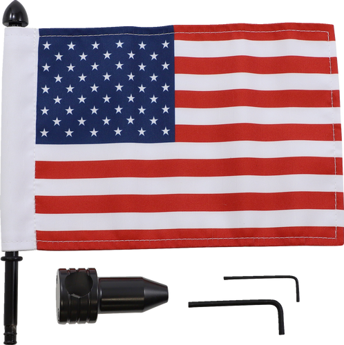 Saddlebag - Fixed Upright Flag Mount - 3/4