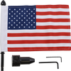 Saddlebag - Fixed Upright Flag Mount - 3/4" Bar - 6" X 9" Flag