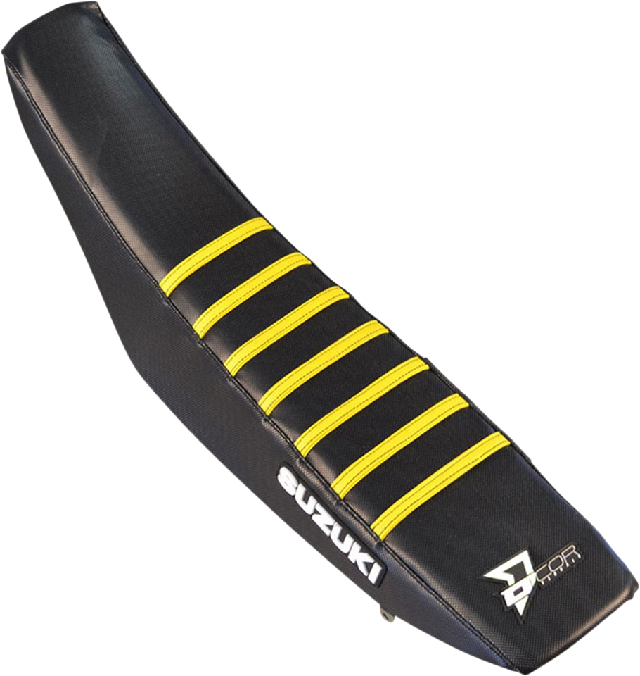 Seat Cover - Black/Yellow - RM 01-08 - Lutzka's Garage