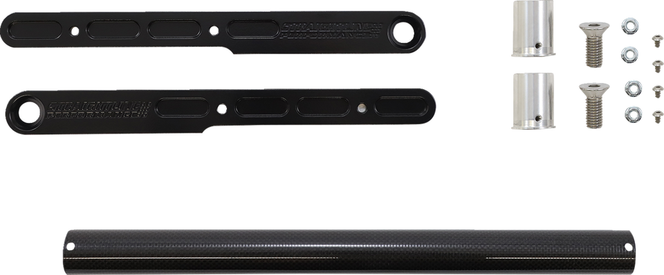 Rear Bumper - Carbon Fiber/Black Powder-Coat - Polaris