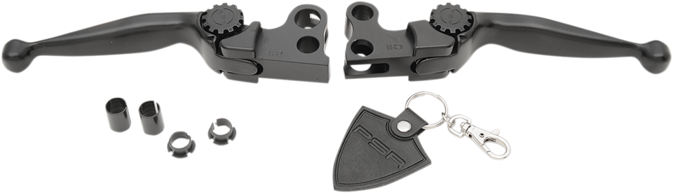 Lever Set - Journey - Harley Davidson - Black - Lutzka's Garage