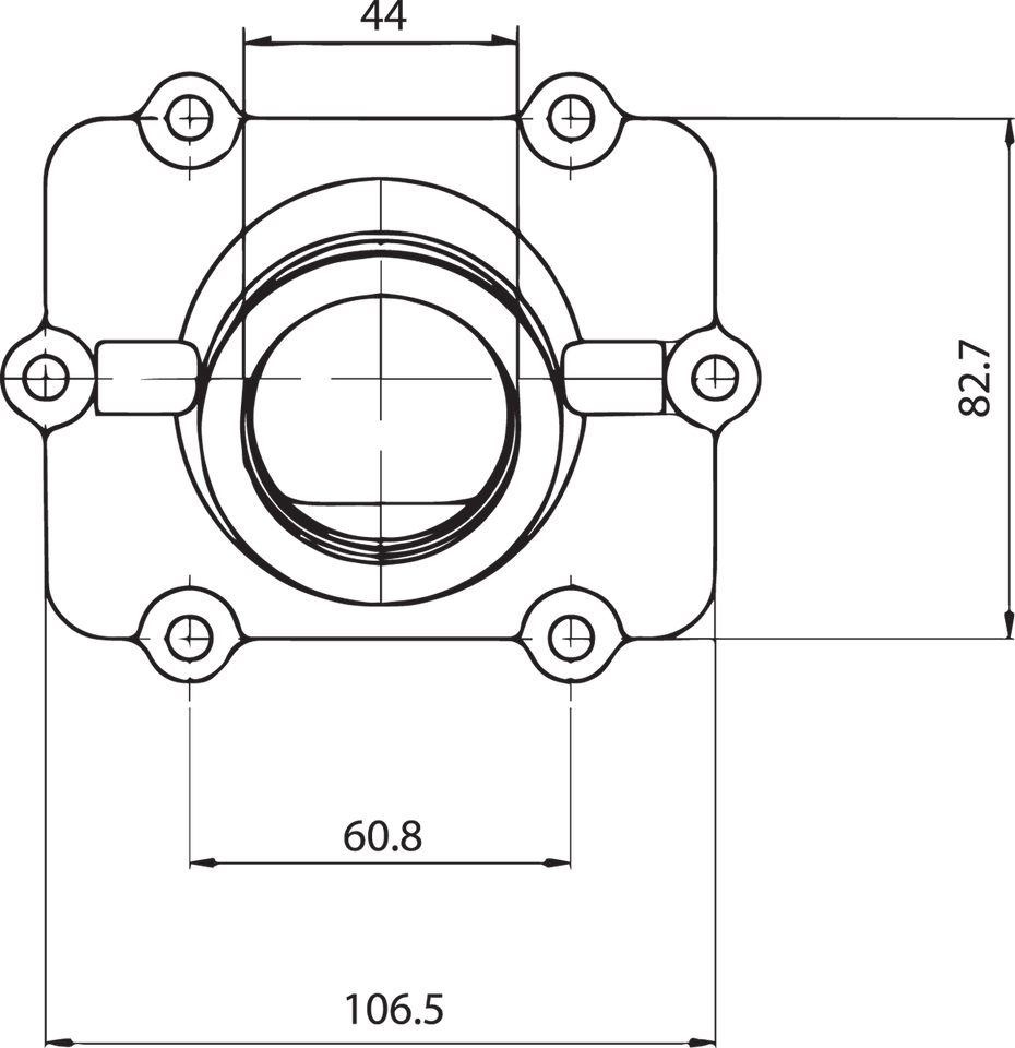 Carburetor Mounting Flange - Polaris