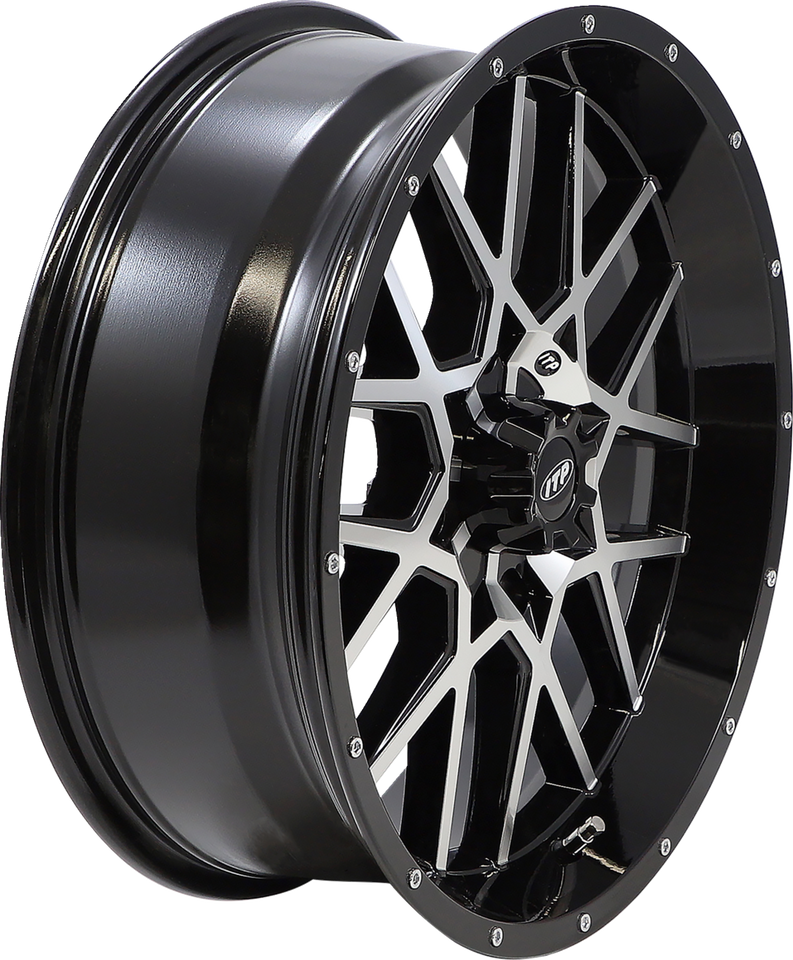 Wheel - Hurricane - Front/Rear - Black Machined - 18x6.5 - 4/137 - 4+2.5 (+10 mm)
