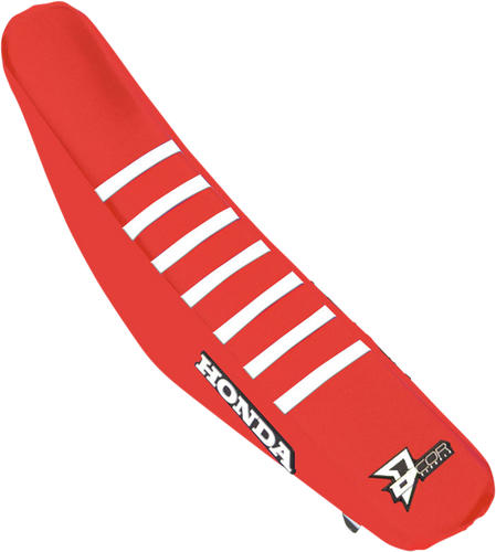Seat Cover - Red/White - CRF 21-24 - Lutzka's Garage