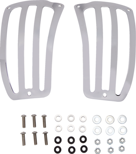 Saddlebag Lid Guards - Chrome - Lutzka's Garage