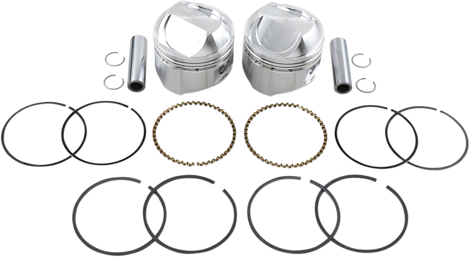 Piston Kit - +0.010" - High Compression - Big Twin 1340 cc 80"