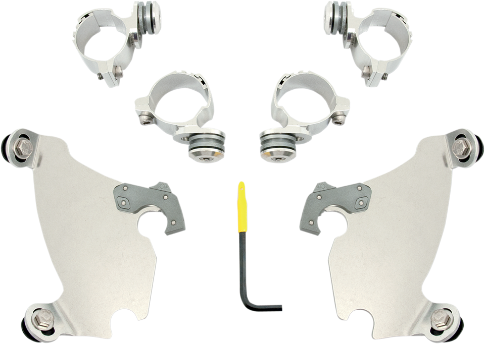 Gauntlet Mounting Kit - Polished - XL - Lutzka's Garage