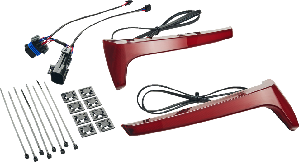 Saddlebag Light - Red Lens - Indian - Lutzka's Garage