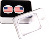 Swing Arm Covers - American Flag - Reversed